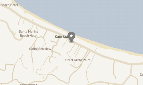 Lokation for Creta Palm m/All Inclusive