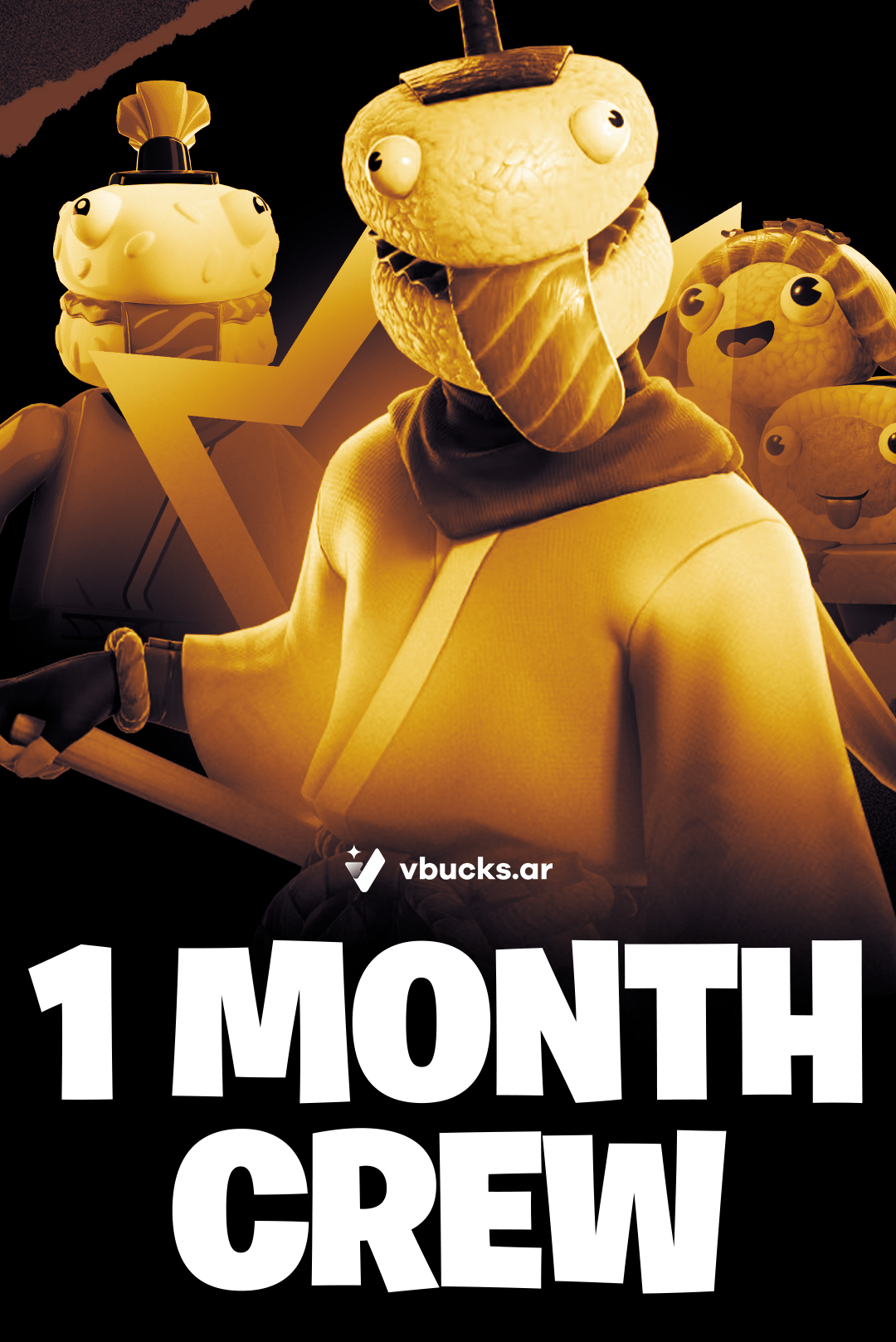 1 Month Fortnite Crew