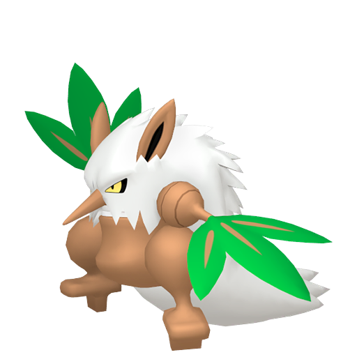Shiftry - Grass/Dark type Pokemon from Pokemon Sword and Shield with stats, moves, and evolution data