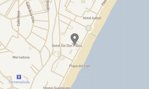 Lokation for Hotel Sol Torremolinos Don Pablo