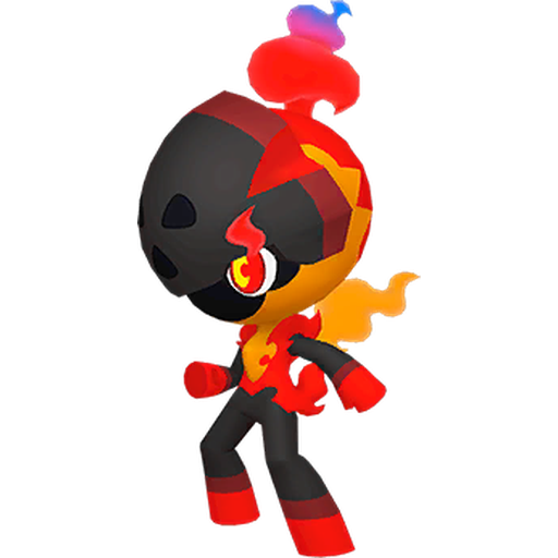 Charcadet - Fire type Pokemon from Pokemon Scarlet and Violet with stats, moves, and evolution data