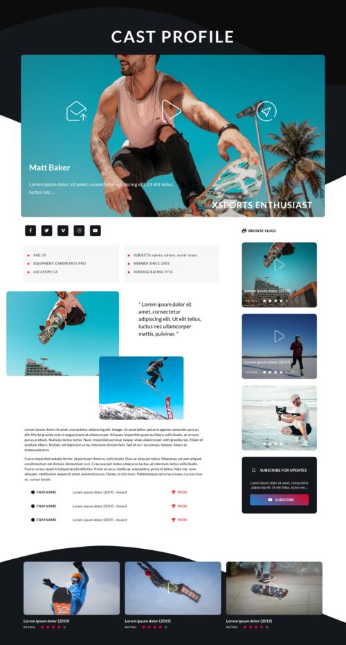 Video Magazine Profile