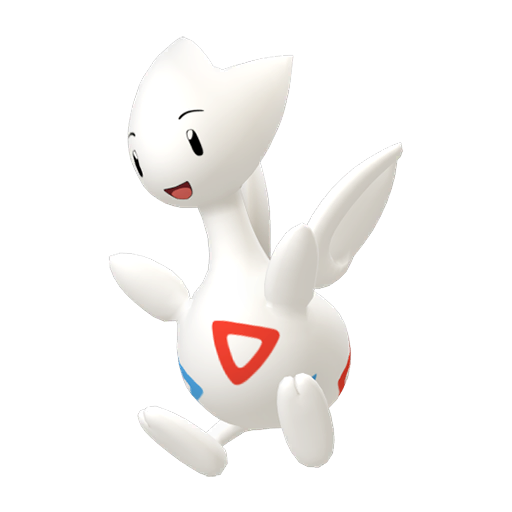 Togetic - Fairy/Flying type Pokemon from Pokemon HeartGold and SoulSilver with stats, moves, and evolution data