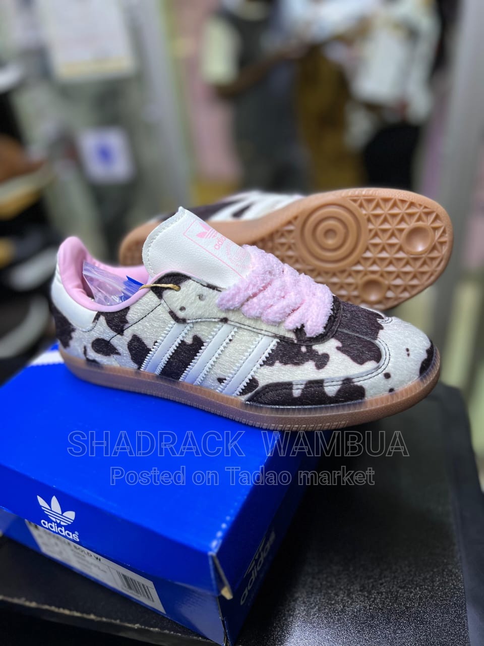 Adidas samba x cow print 2