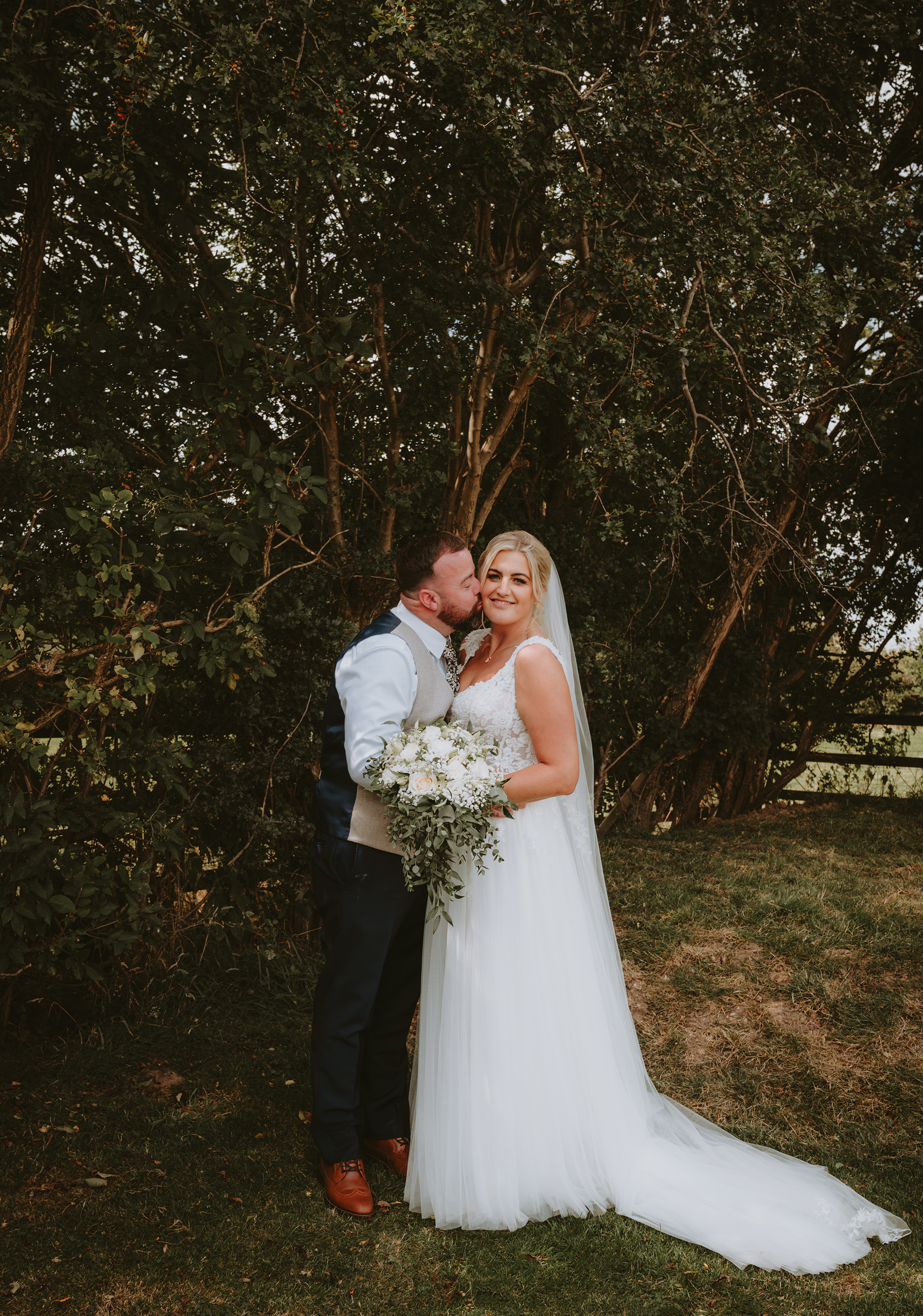 Bride and groom portrait, manchester wedding photographer