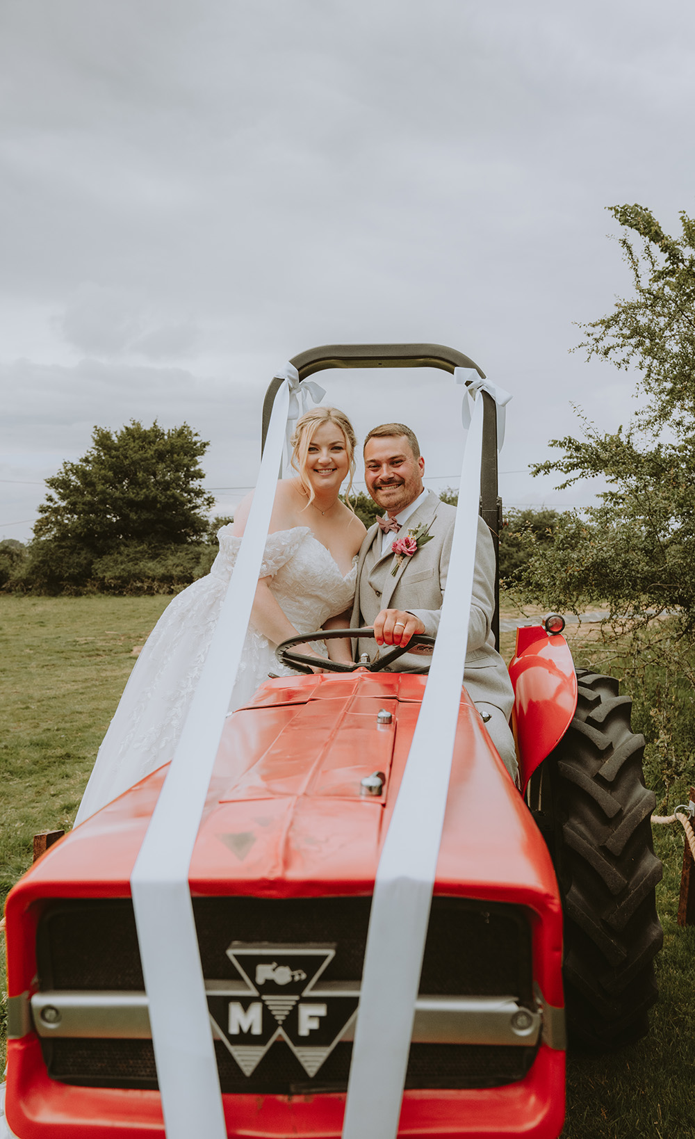 Bride and groom portrait, kent