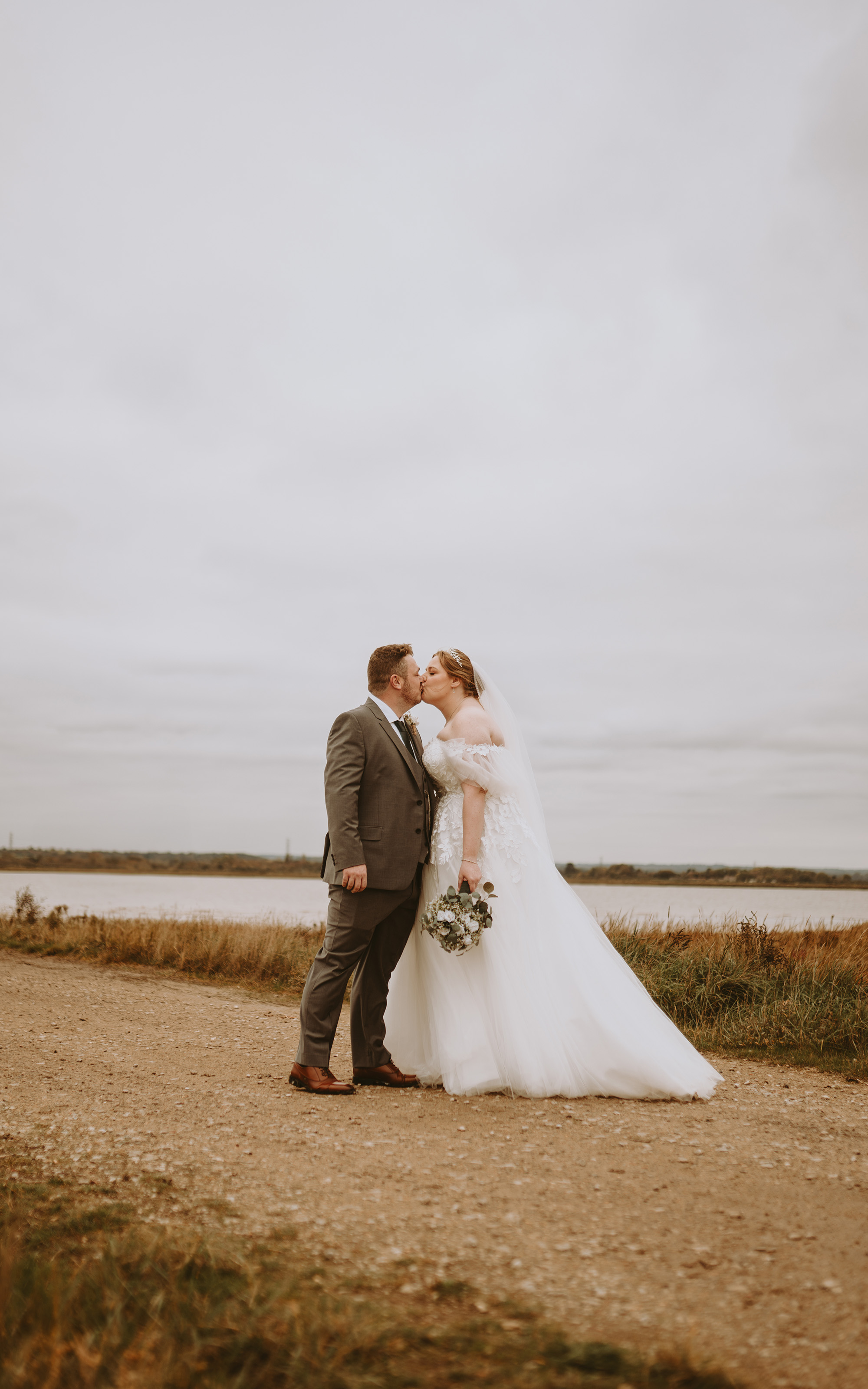 Bride and groom portrait