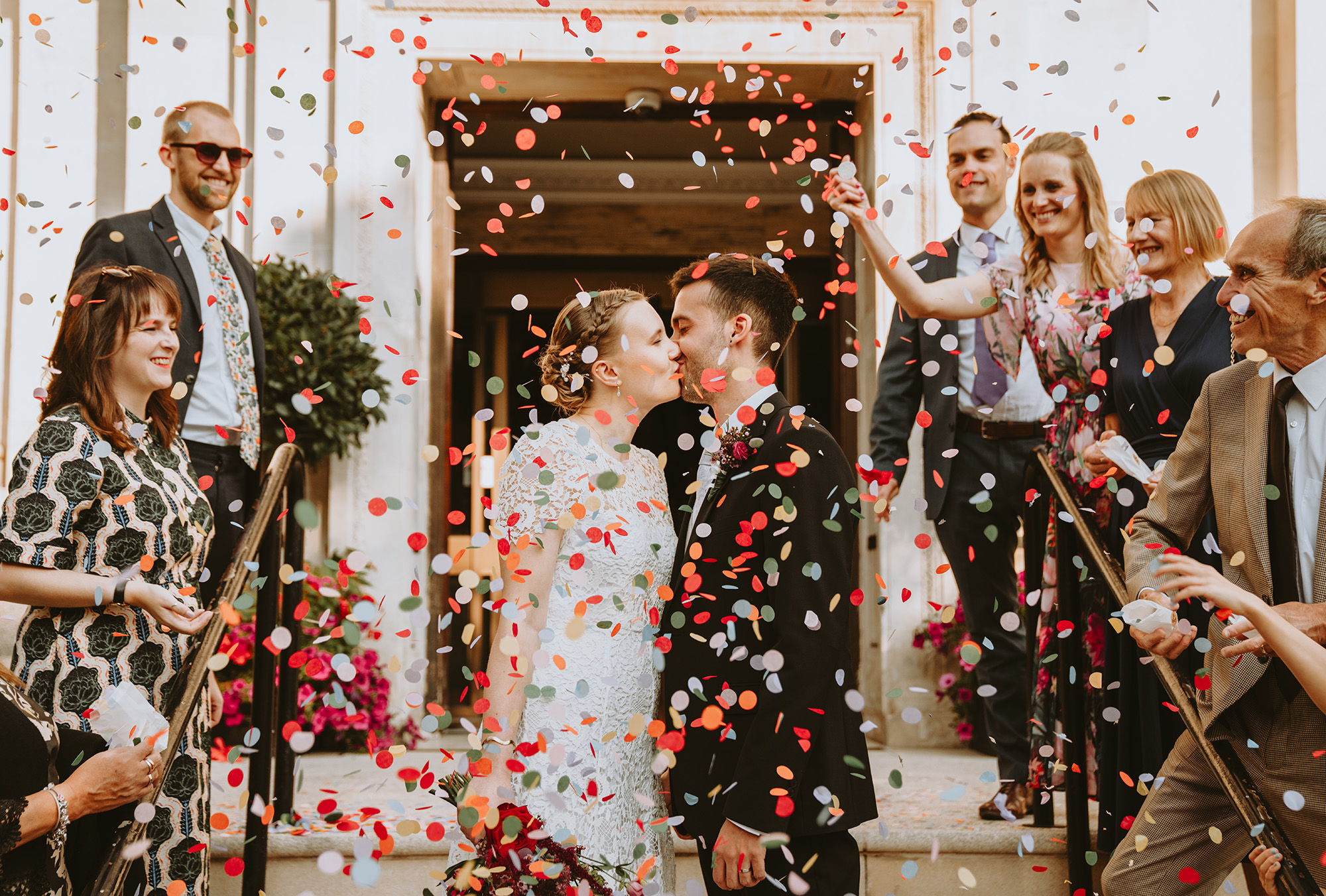 Bride and groom portrait, london wedding photographer