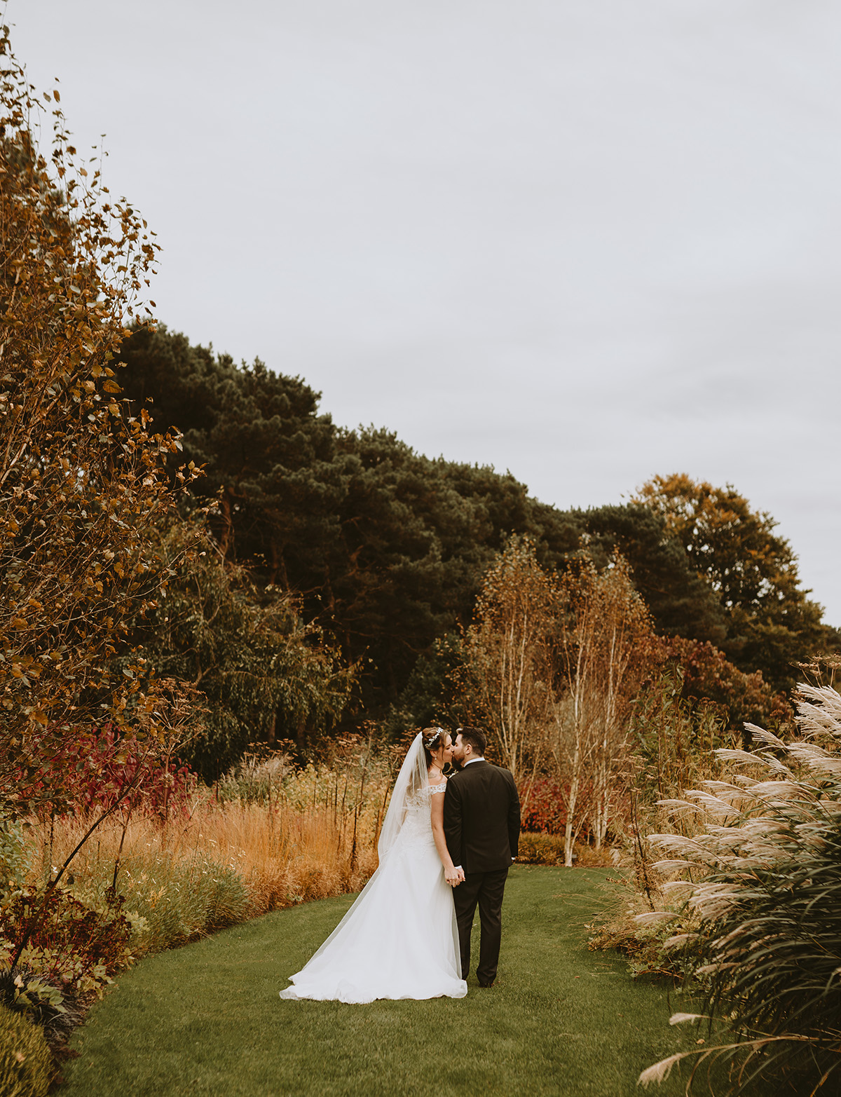 Bride and groom portrait