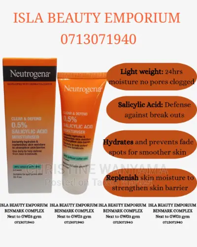 Neutrogena moisturizer
