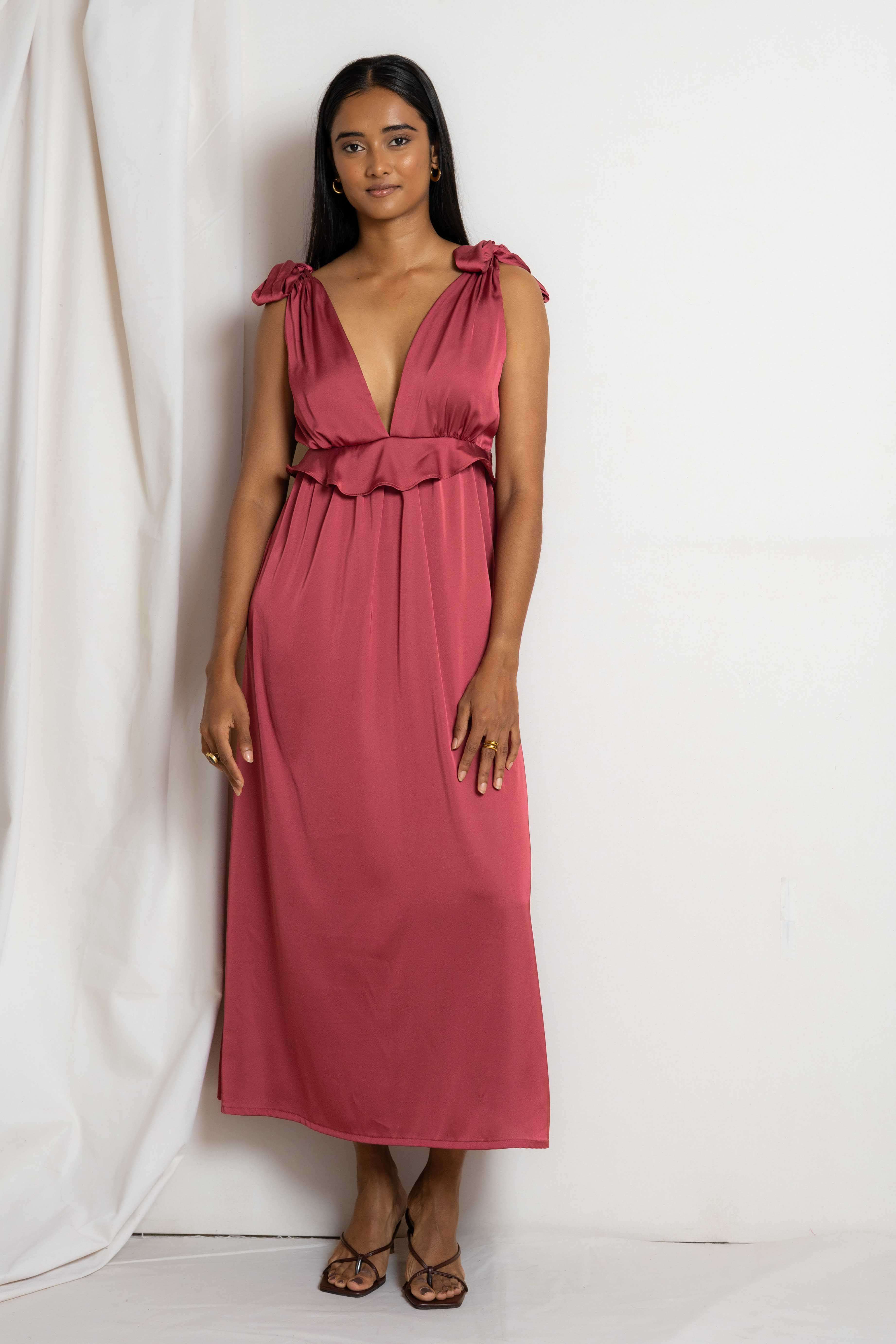 LOYOLA DRESS DUSTY PINK - Alternative
