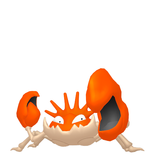 Kingler - Water type Pokemon from Pokemon FireRed and LeafGreen with stats, moves, and evolution data