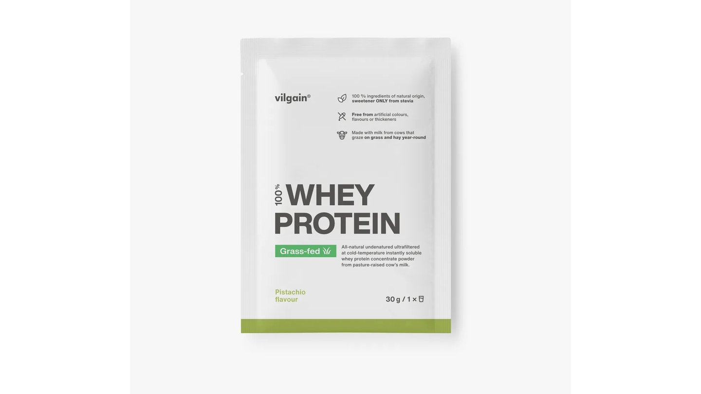 Vilgain Grass-Fed Whey Protein - Pistácie