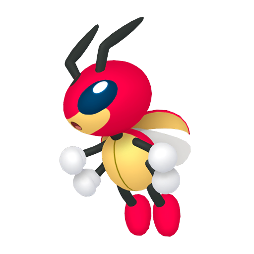Ledian - Bug/Flying type Pokemon from Pokemon X and Y with stats, moves, and evolution data