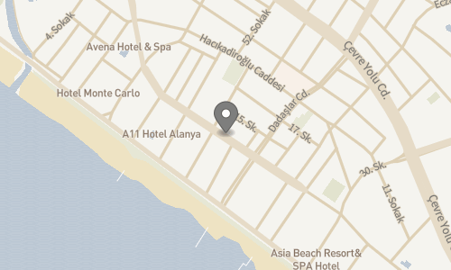 Lokation for Mitos Lejlighedshotel