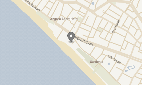 Lokation for Azak Beach Hotel