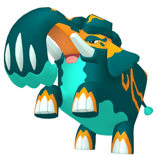 Copperajah - Steel type Pokemon from Pokemon Sword and Shield with stats, moves, and evolution data
