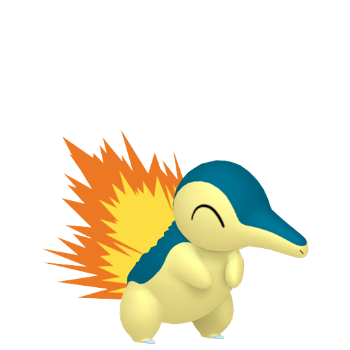 Cyndaquil - Fire type Pokemon from Pokemon HeartGold and SoulSilver with stats, moves, and evolution data