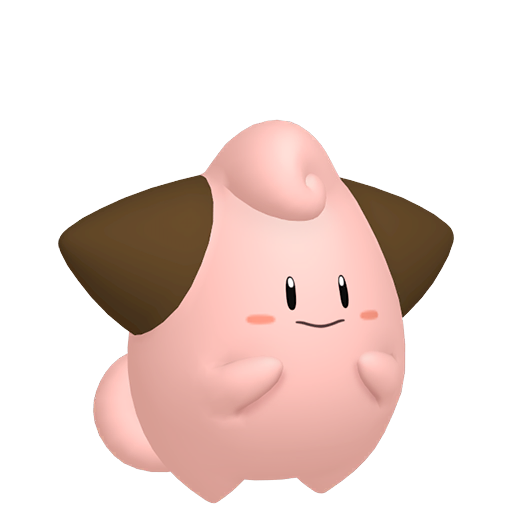 Cleffa - Fairy type Pokemon from Pokemon Platinum with stats, moves, and evolution data