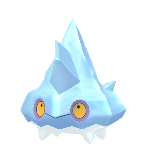 Bergmite - Ice type Pokemon from Pokemon Sword and Shield with stats, moves, and evolution data