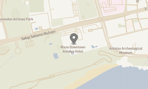 Lokation for Rixos Downtown Antalya