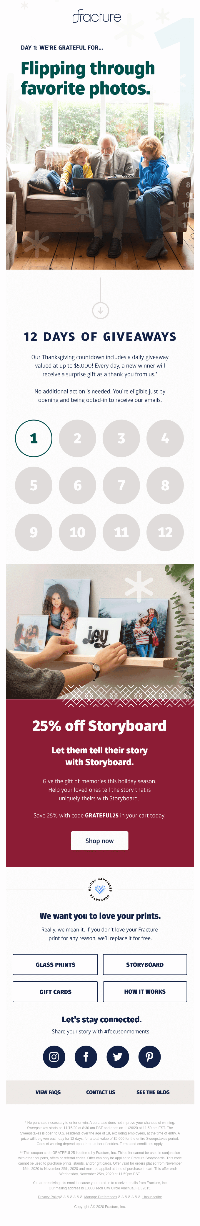 Our 12 Days Of Giveaways Starts Today