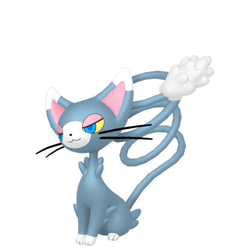 Glameow - Normal type Pokemon from Pokemon Platinum with stats, moves, and evolution data