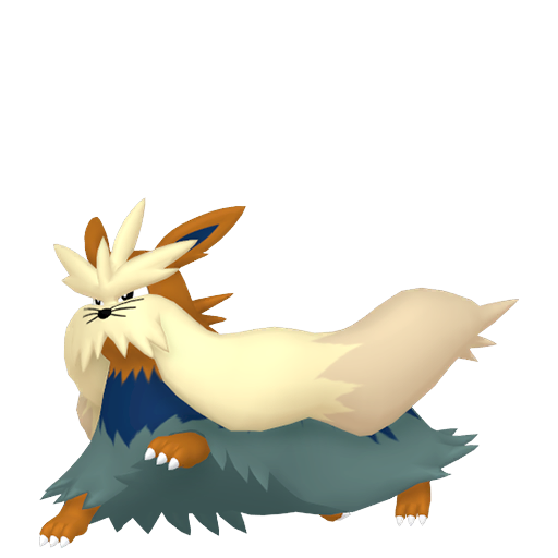 Stoutland - Normal type Pokemon from Pokemon Sword and Shield with stats, moves, and evolution data