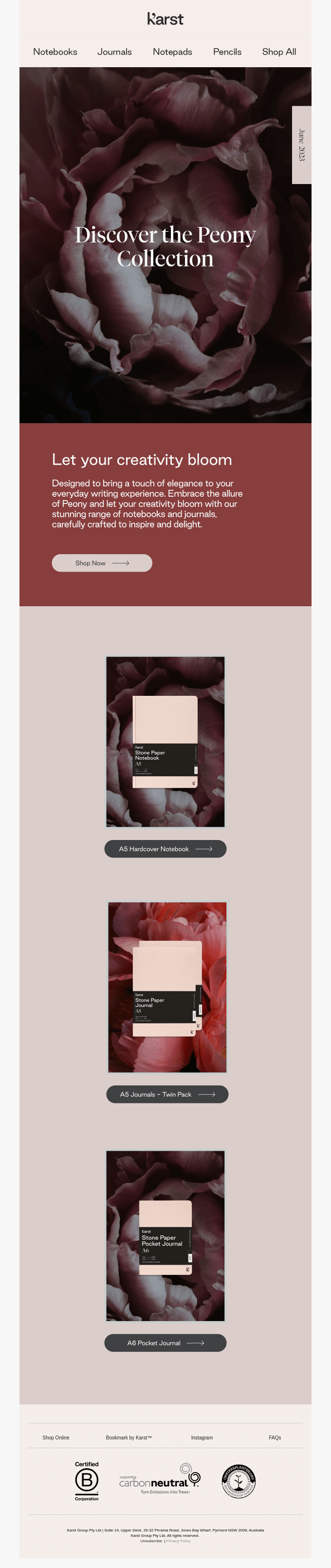 Let Your Creativity Bloom With Peony Collection
