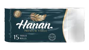 hanan toilet paper rolls 15pck