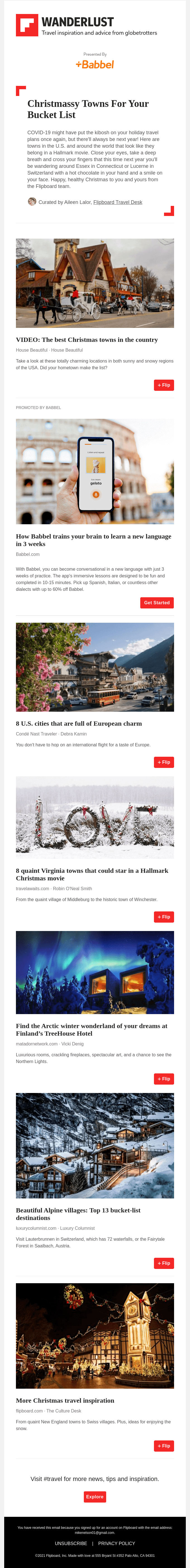 Christmassy Ideas For Your Travel Bucket List