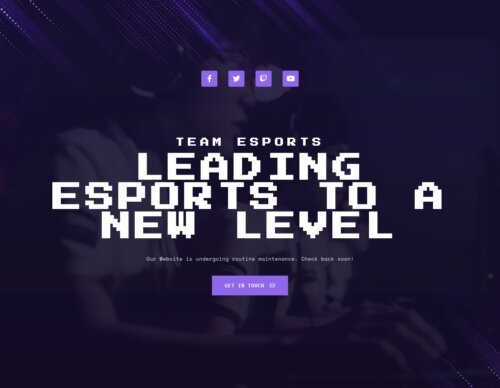 Esports Coming Soon