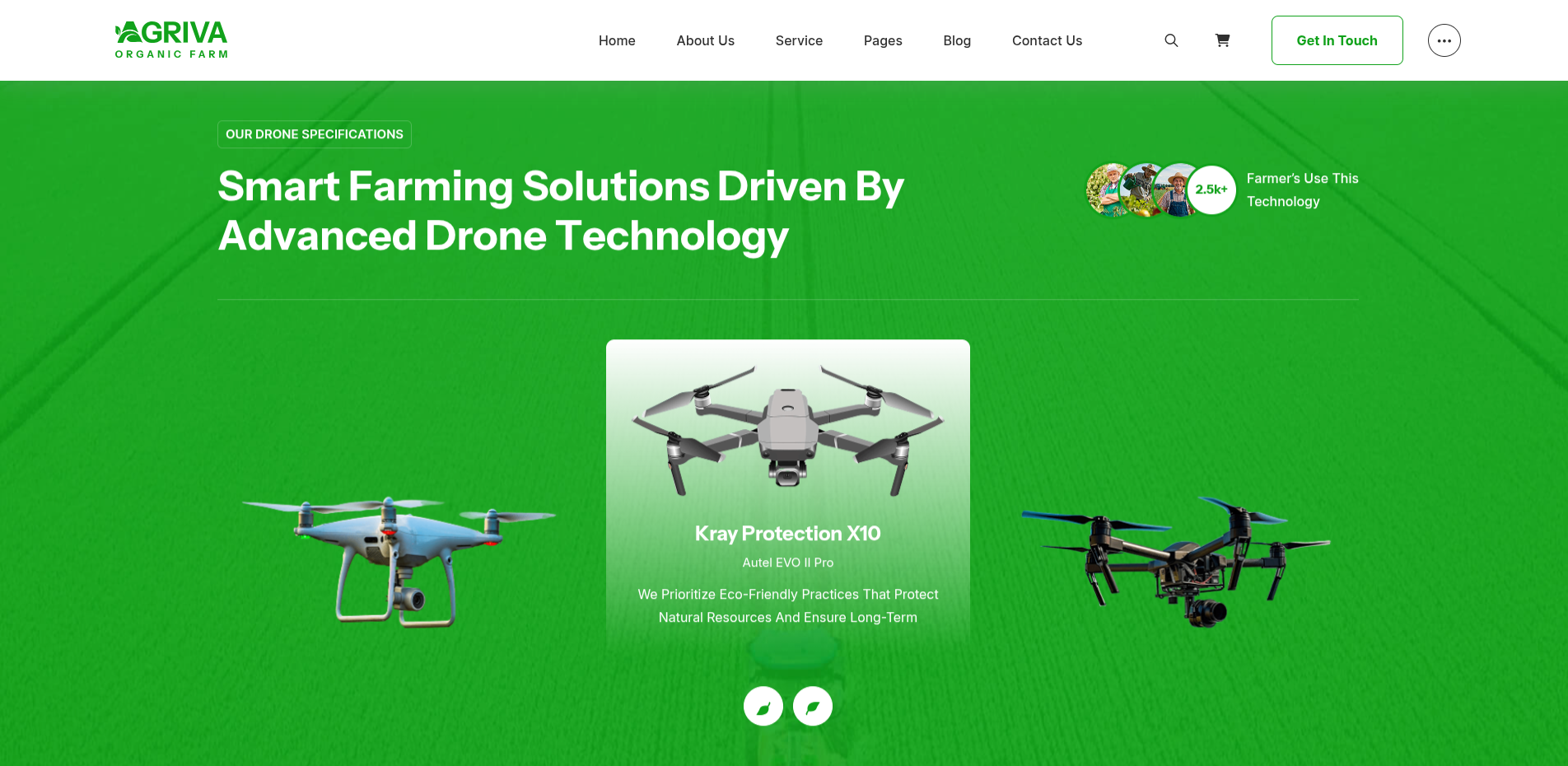 Agriva Smart Agriculture Website project screenshot 4