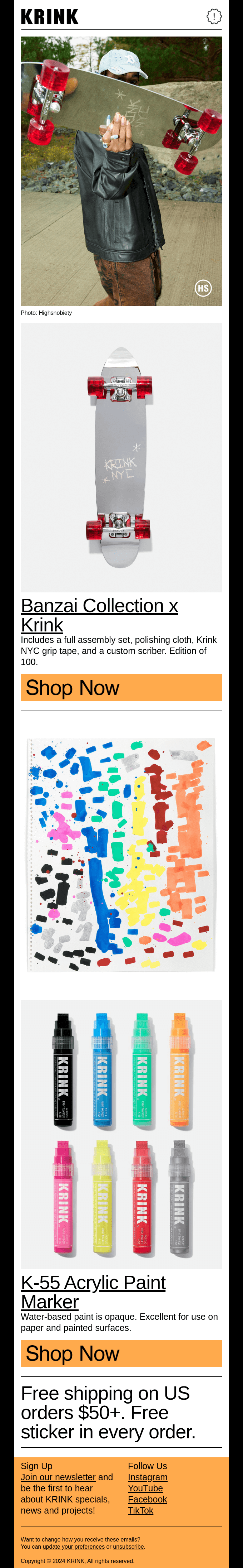 Free Shipping Ends Tonight