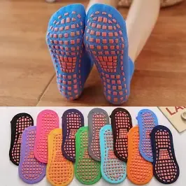 Trampoline socks with grippers 2