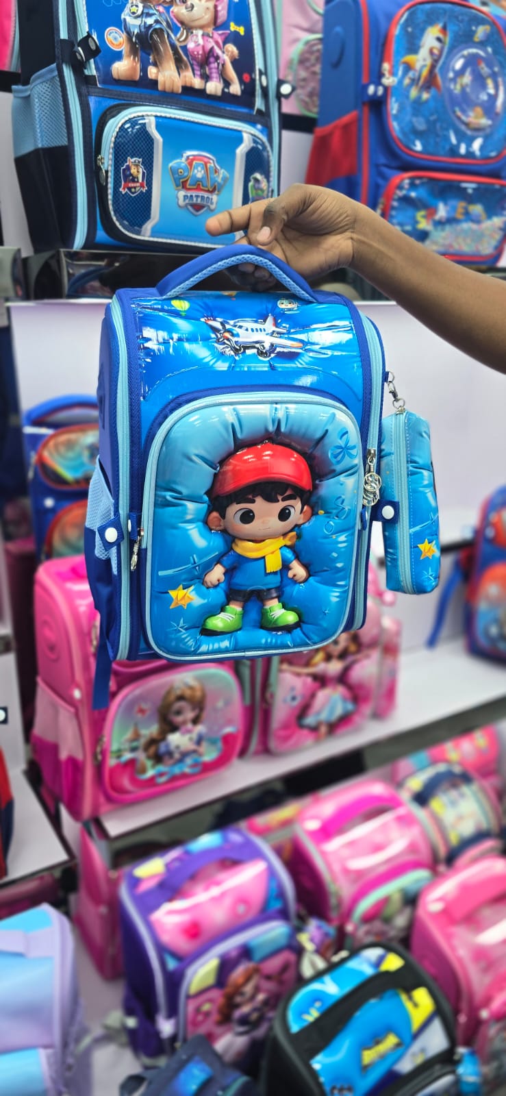 3d Relief School Box bags