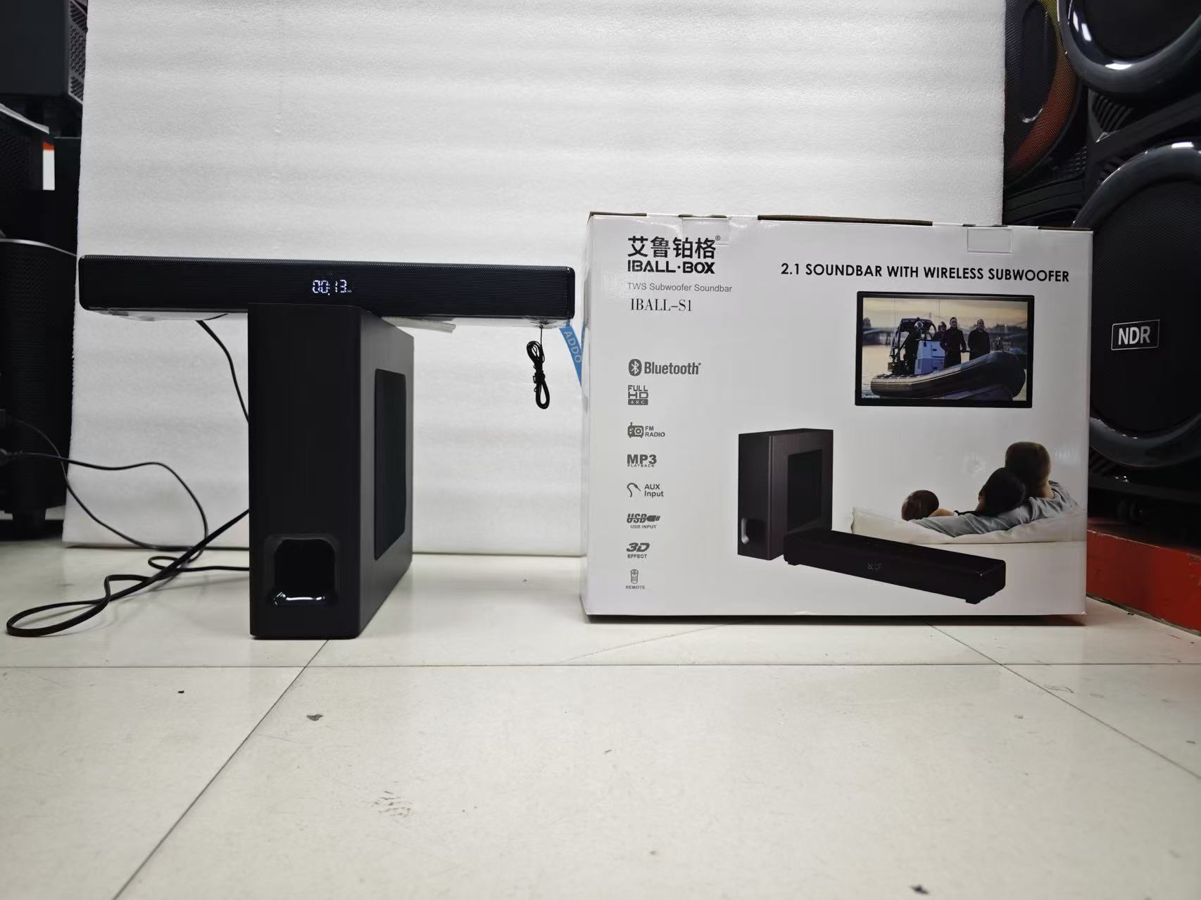 IBALL Box | 1 SOUNDBAR WITH WIRELESS SUBWOOFER