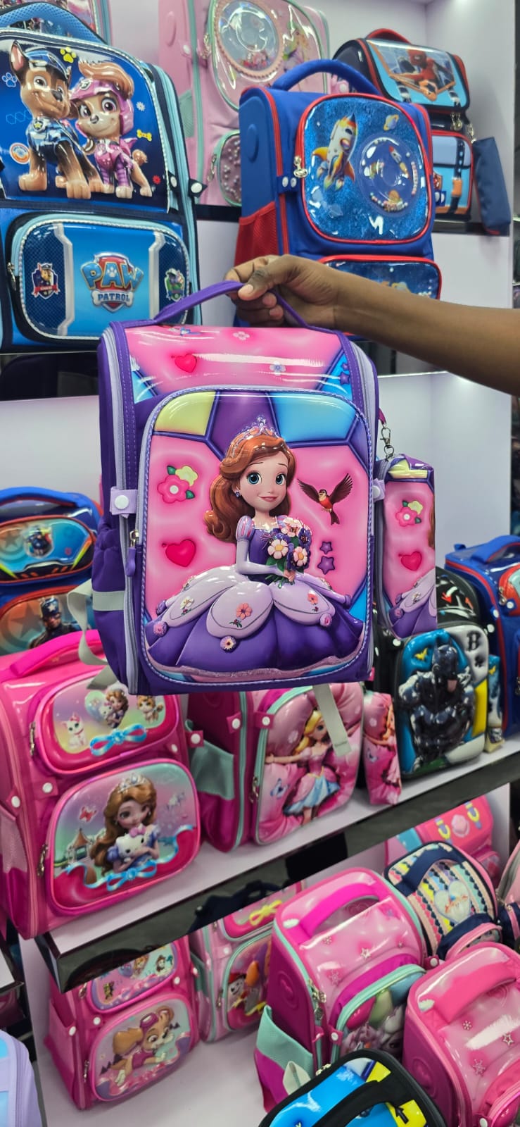 3d Relief School Box bags