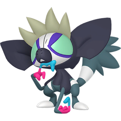 Grafaiai - Poison/Normal type Pokemon from Pokemon Scarlet and Violet with stats, moves, and evolution data