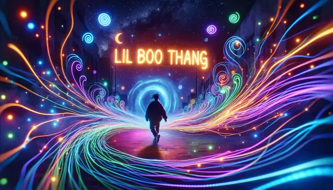 AI interpretation of Lil Boo Thang by Paul Russell