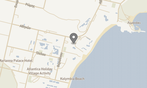 Lokation for Hotel Blue Sea Island