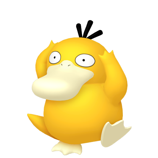 Psyduck - Water type Pokemon from Pokemon Platinum with stats, moves, and evolution data