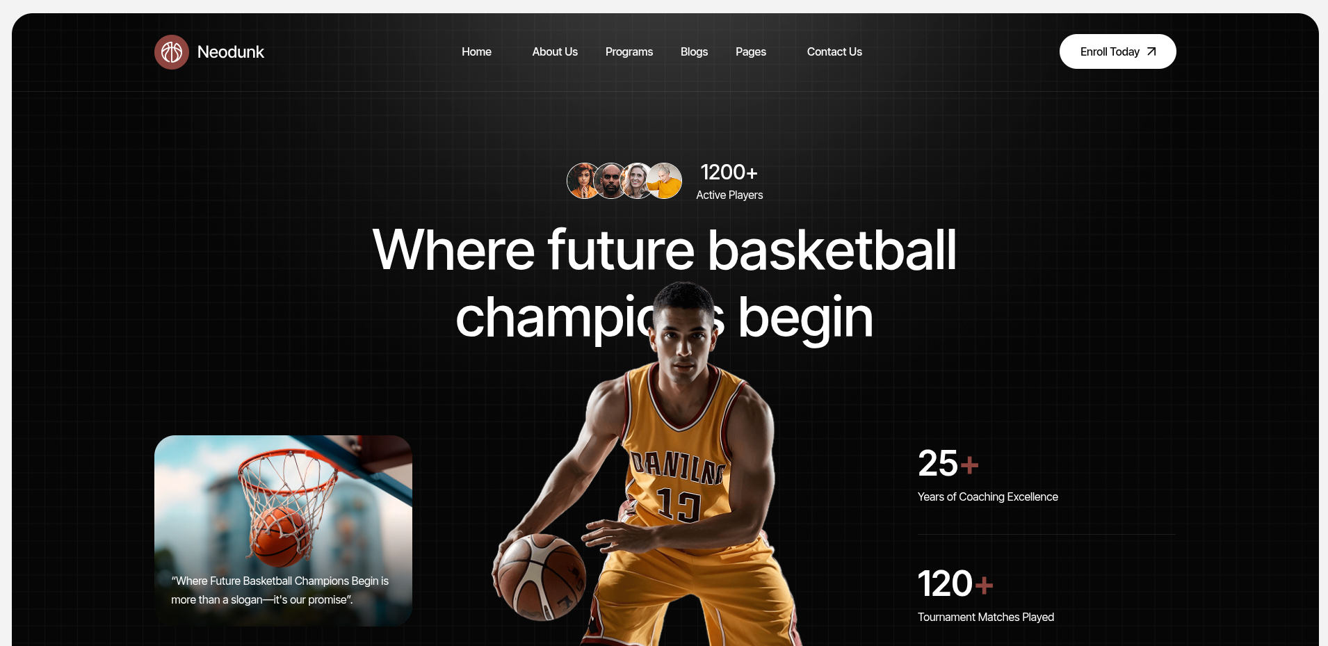 NeoDunk Sports Platform project screenshot 3
