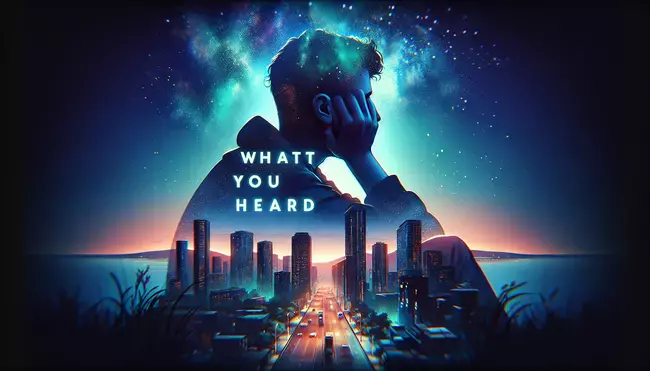 The meaning of What You Heard by Sonder AI interpretation of What You Heard by Sonder