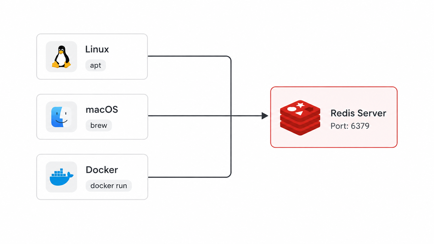 Redis installation paths