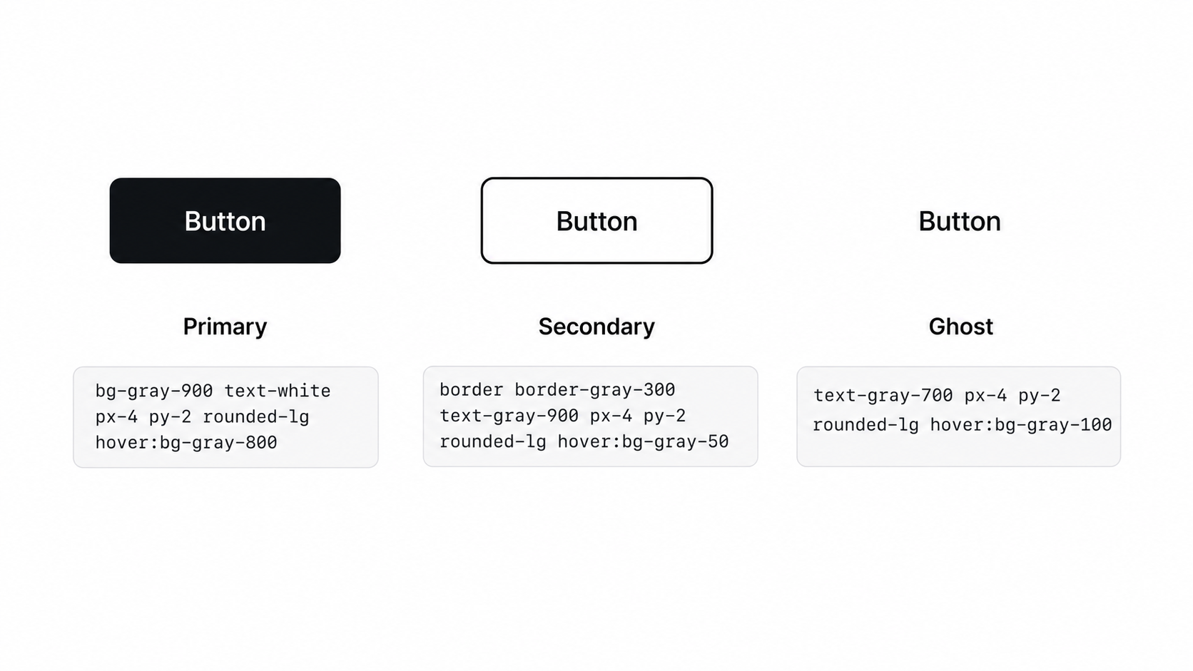 Button variant patterns