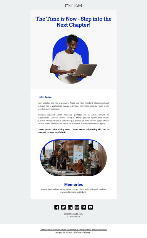 Employee Departure Email Template