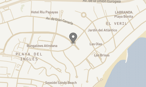 Lokation for Bungalows Los Leones