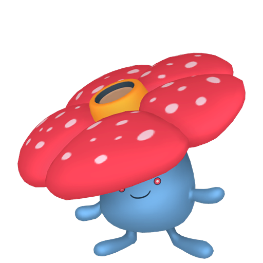 Vileplume - Grass/Poison type Pokemon from Pokemon FireRed and LeafGreen with stats, moves, and evolution data