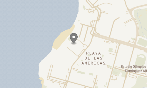 Lokation for Hotel H10 Las Palmeras